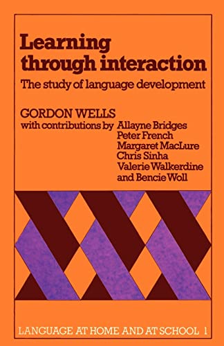 9780521282192: Learning through Interaction: Volume 1 Paperback: The Study of Language Development (Language at Home and at School)