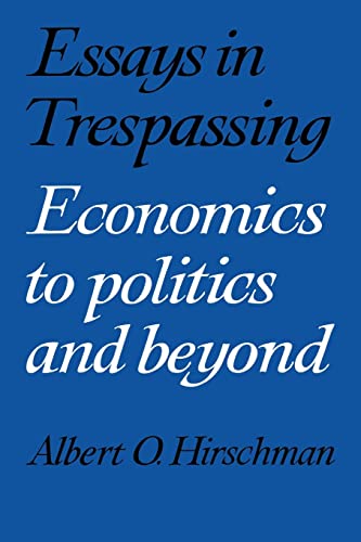 9780521282437: Essays in Trespassing: Economics to Politics and Beyond