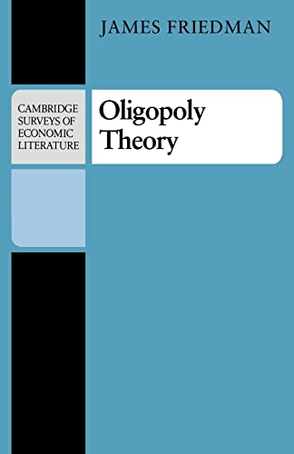 Stock image for Oligopoly Theory for sale by Better World Books: West