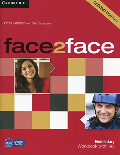 9780521283052: face2face Elementary Workbook with Key Second Edition - 9780521283052 (SIN COLECCION)