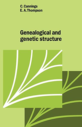Stock image for Genealogical Genetic Structure for sale by Chiron Media