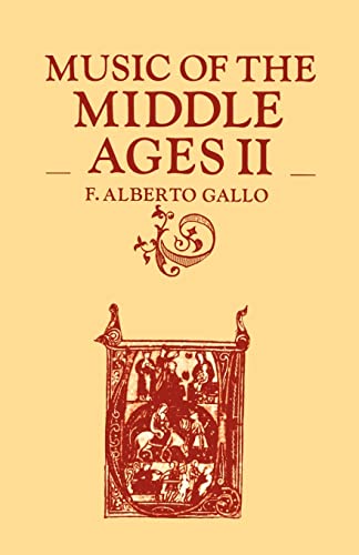 9780521284837: Music of the Middle Ages: Volume 2