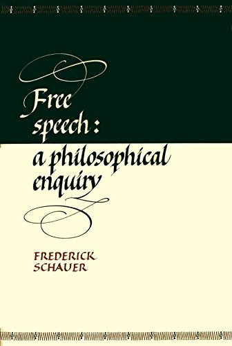 Beispielbild fr Free Speech: A Philosophical Enquiry zum Verkauf von Lost Books