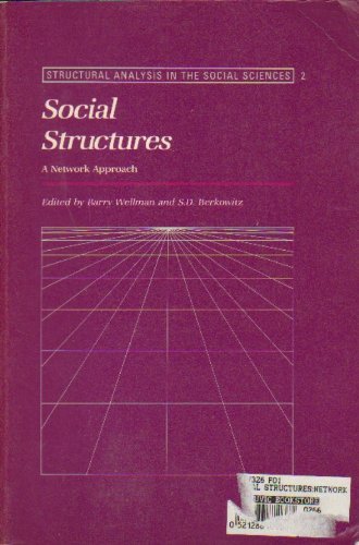 9780521286879: Social Structures: A Network Approach (Structural Analysis in the Social Sciences, Series Number 2)