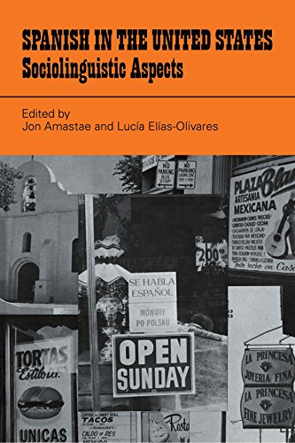 Imagen de archivo de Spanish in the United States : Sociolinguistic Aspects a la venta por Better World Books