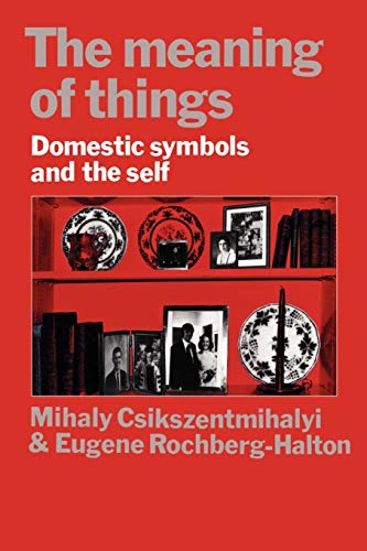 Stock image for The Meaning of Things: Domestic Symbols and the Self for sale by GF Books, Inc.