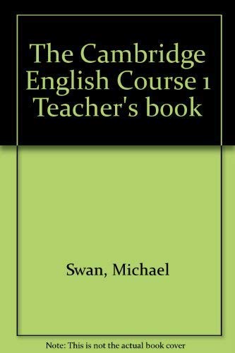 Stock image for The Cambridge English Course 1 Teacher's book for sale by MusicMagpie