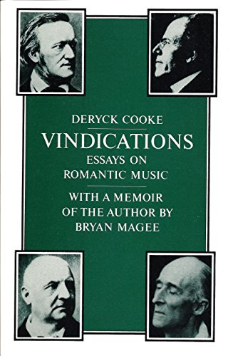 9780521289474: Vindications: Essays Romantic Music