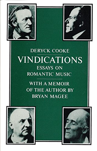 Imagen de archivo de Vindications : Essays on Romantic Music a la venta por Better World Books