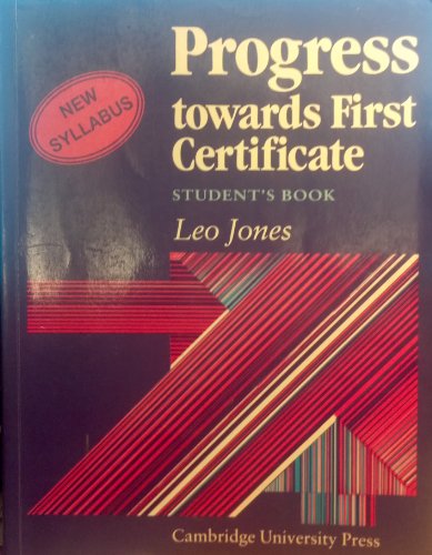 9780521289504: Progress to First Certificate Students' Book