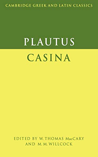 Beispielbild fr Plautus: Casina (Cambridge Greek and Latin Classics) zum Verkauf von WorldofBooks