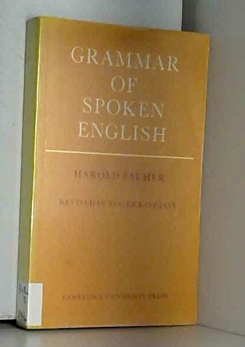 Imagen de archivo de A Grammar of Spoken English a la venta por ThriftBooks-Atlanta