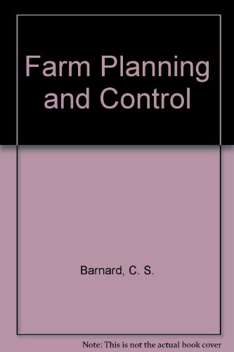 9780521290791: Farm Planning and Control