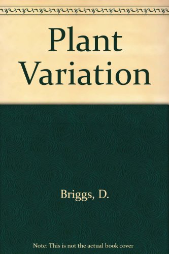 Plant Variation (9780521291392) by Briggs, D.