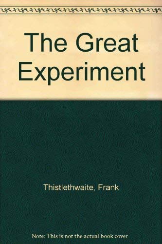 9780521292245: The Great Experiment