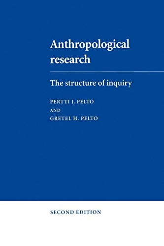 Imagen de archivo de Anthropological Research: The Structure of Inquiry a la venta por Wonder Book