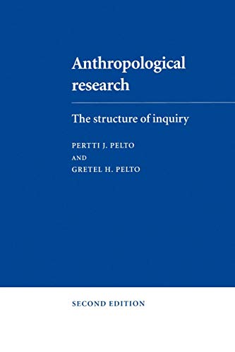 Stock image for Anthropological Research: The Structure of Inquiry for sale by Wonder Book