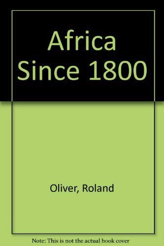 Beispielbild fr Africa Since 1800 zum Verkauf von Redux Books