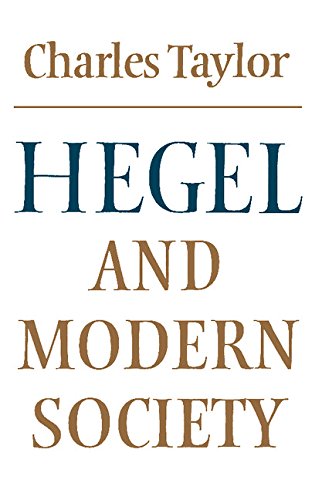 9780521293518: Hegel and Modern Society Paperback (Modern European Philosophy)