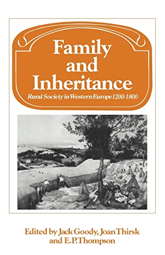 9780521293549: Family and Inheritance: Rural Society in Western Europe, 1200-1800 (Past and Present Publications)