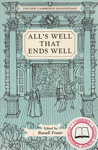 Beispielbild fr All's Well that Ends Well (The New Cambridge Shakespeare) zum Verkauf von Half Price Books Inc.