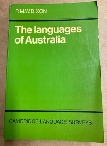 The Languages of Australia [Cambridge Language Surveys].