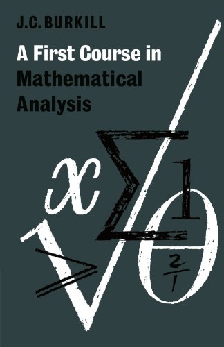 Imagen de archivo de A First Course in Mathematical Analysis a la venta por WorldofBooks