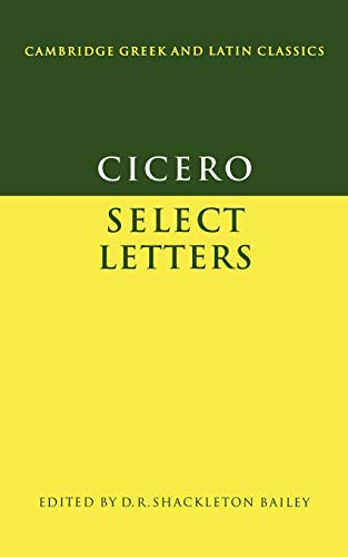 9780521295246: Cicero: Select Letters Paperback (Cambridge Greek and Latin Classics)