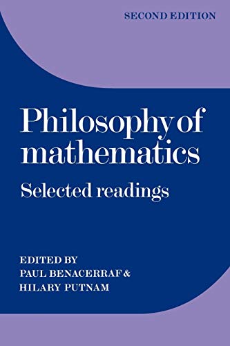 Stock image for Philosophy of Mathematics: Selected Readings for sale by GF Books, Inc.