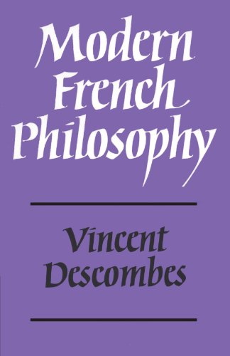 Beispielbild fr Modern French Philosophy zum Verkauf von Better World Books