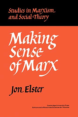 9780521297059: Making Sense of Marx (Studies in Marxism and Social Theory)