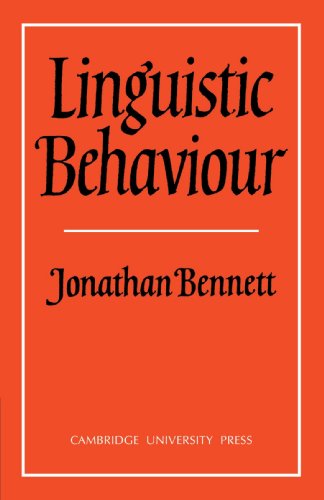 9780521297516: Linguistic Behaviour