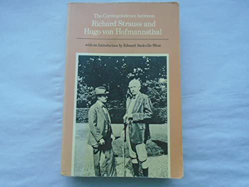 9780521299114: Correspendence Strauss Hofmannsthal