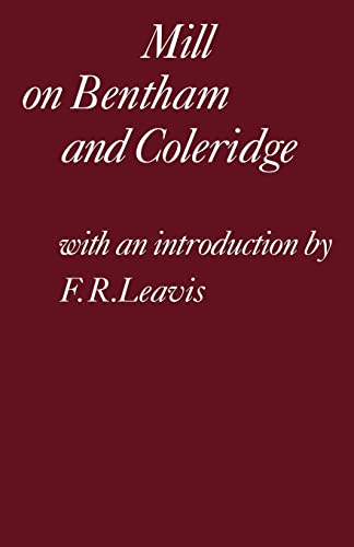 Beispielbild fr Mill on Bentham and Coleridge zum Verkauf von WorldofBooks