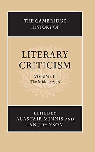 Beispielbild fr The Cambridge History of Literary Criticism: Volume 2, The Middle Ages (Volume 2) zum Verkauf von Anybook.com