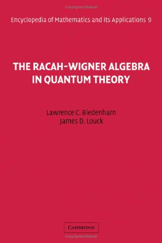 9780521302296: The Racah-Wigner Algebra in Quantum Theory (Encyclopedia of Mathematics and its Applications, Series Number 9)