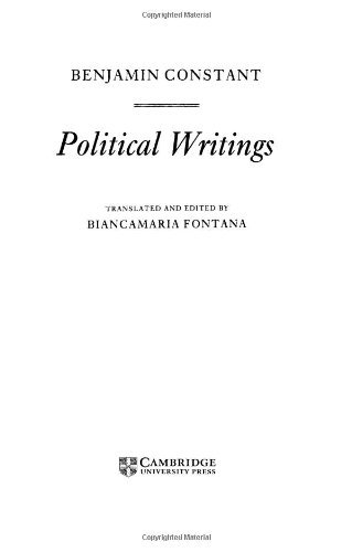 Beispielbild fr Political Writings zum Verkauf von Heartwood Books, A.B.A.A.