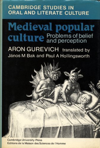 9780521303699: Medieval Popular Culture (Cambridge Studies in Oral and Literate Culture, Series Number 14)
