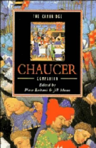 Imagen de archivo de The Cambridge Chaucer Companion (Cambridge Companions to Literature) a la venta por Phatpocket Limited