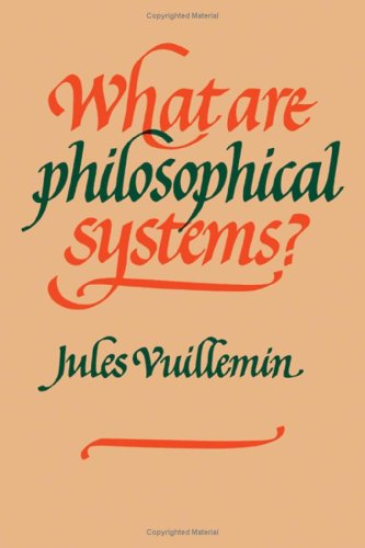 Beispielbild fr What Are Philosophical Systems? zum Verkauf von Anybook.com