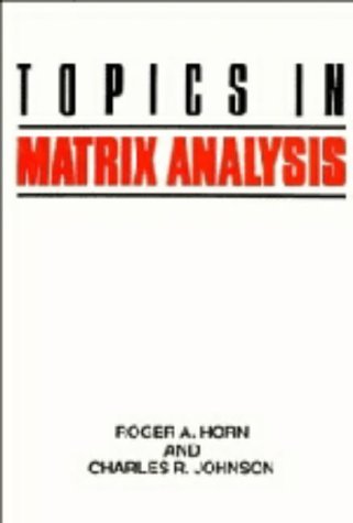 Stock image for Topics in Matrix Analysis for sale by Zubal-Books, Since 1961