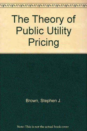 Imagen de archivo de The Theory of Public Utility Pricing a la venta por Wonder Book