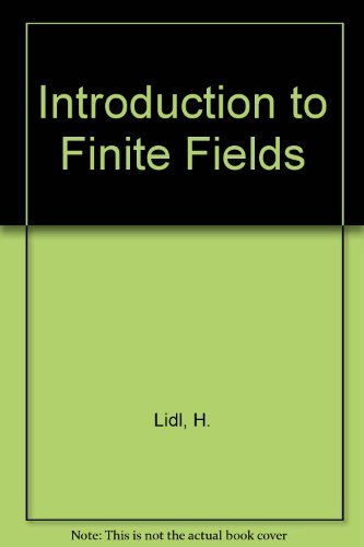 Imagen de archivo de Introduction to Finite Fields and Their Applications a la venta por Ashworth Books