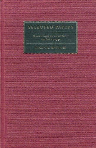 Imagen de archivo de Selected Papers : Studies in Greek and Roman History and Historiography a la venta por Better World Books Ltd