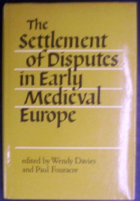 The settlement of disputes in early medieval Europe.