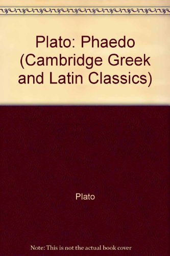 Stock image for Plato: Phaedo (Cambridge Greek and Latin Classics) (Greek Edition) for sale by dsmbooks