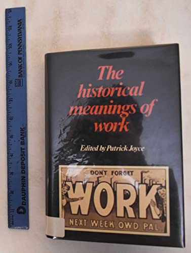 Beispielbild fr The Historical Meanings of Work zum Verkauf von AwesomeBooks