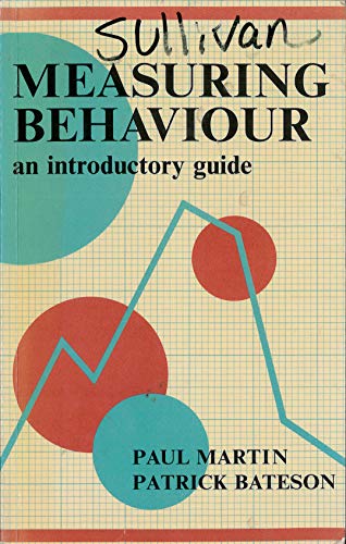 Imagen de archivo de Measuring Behaviour : An Introductory Guide a la venta por Better World Books