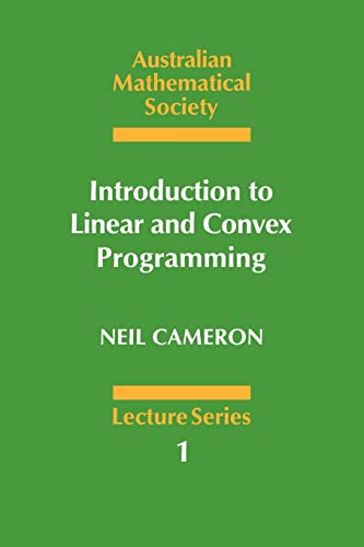 Stock image for Introduction to Linear and Convex Programming for sale by Chiron Media