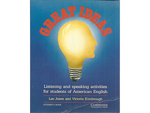 9780521312424: Great Ideas Student's book: Listening and Speaking Activities for Students of American English